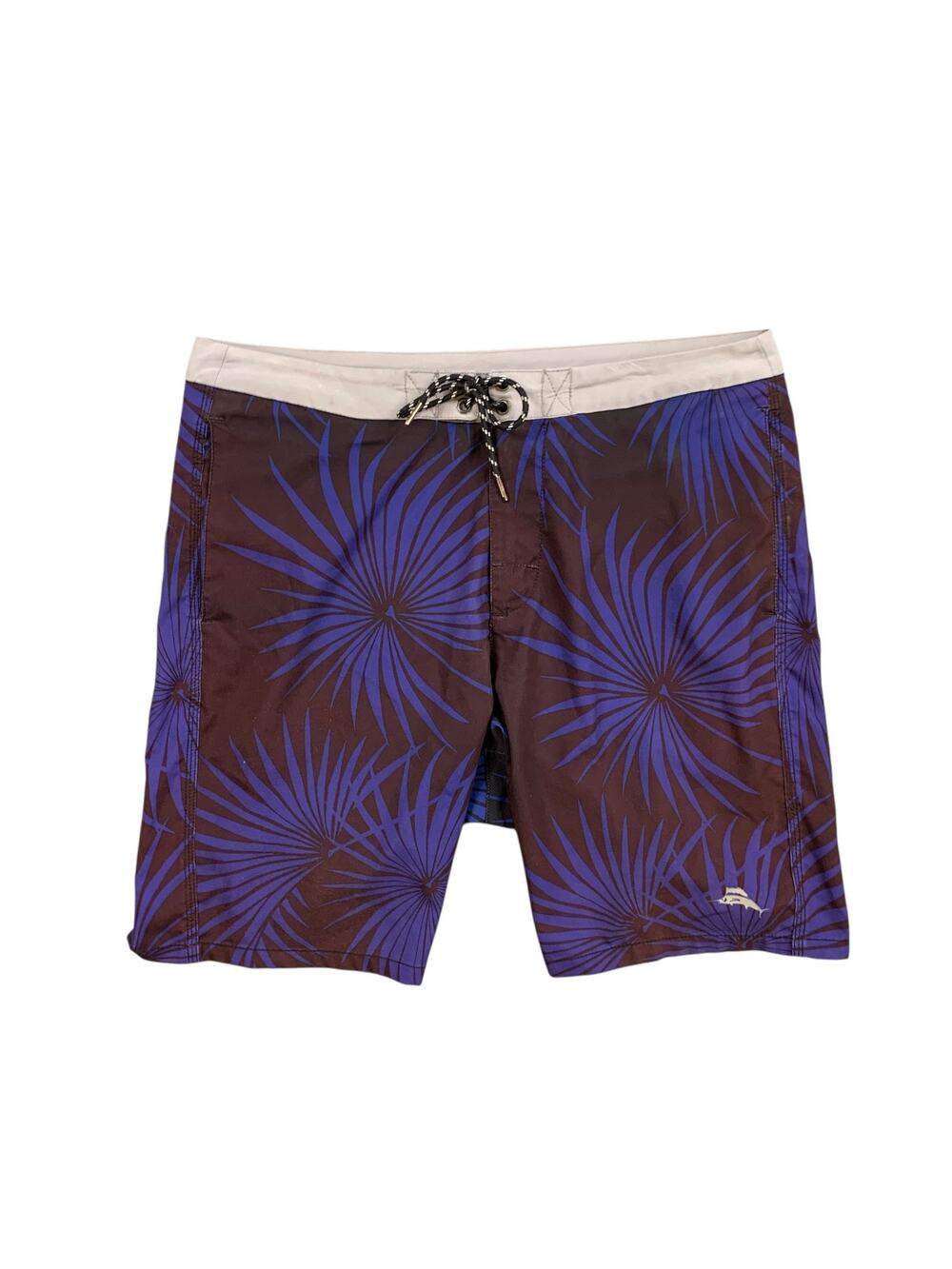 Tommy Bahama Board Shorts‎ Mens 34 Naples Palm Print Swim Beach Recreational